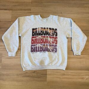 Vintage 90s Prince Billboards Gray Crewneck Sweatshirt Size  L Joffrey Ballet